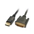LINDY 3m DisplayPort/DVI Cable 3m DVI-D DisplayPort Nero