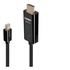 LINDY 40911 cavo e adattatore video 1 m Mini DisplayPort HDMI tipo A (Standard) Nero