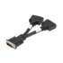LINDY 41009 cavo di interfaccia e adattatore DMS59 2x DVI-I Nero