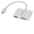 LINDY 41070 cavo di interfaccia e adattatore Mini DisplayPort VGA, HDMI Bianco