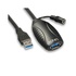 LINDY 43156 cavo USB 10 m USB 3.2 Gen 1 (3.1 Gen 1) USB A Nero