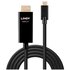 LINDY 43292 Cavo e Adattatore video 2 m USB tipo-C HDMI A (Standard) Nero