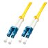 LINDY 47451 cavo a fibre ottiche 2 m LC OS2 Giallo