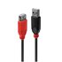 LINDY 5m USB 2.0 Cable 5m USB A USB A Maschio Femmina Nero cavo USB