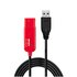 LINDY 8m USB 2.0 Cable 8m USB A USB A Maschio Femmina Nero cavo USB