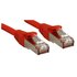 LINDY Cat.6 SSTP / S/FTP PIMF Premium 0.5m cavo di rete Rosso 0,5 m
