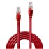 LINDY Cat.6 SSTP / S/FTP PIMF Premium 0.5m cavo di rete Rosso 0,5 m