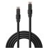 LINDY Cat.6 UTP Premium 5.0m cavo di rete Nero 5 m