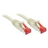 LINDY RJ-45/RJ-45 Cat.6 2m 2m Cat6 S/FTP (S-STP) Grigio, Rosso cavo di rete