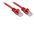 LINDY RJ-45/RJ-45 Cat6 5m cavo di rete U/UTP (UTP) Rosso