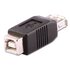 LINDY USB A/B USB A USB B Nero cavo di interfaccia e adattatore