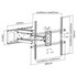 Link Accessori LKBR45 Supporto TV a parete 2,54 m (100