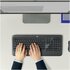 Logitech Advanced MK540 tastiera Mouse incluso Universale USB AZERTY Belga Nero, Bianco