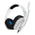 Logitech Astro Gaming A10 Headset PS4 Auricolare Cablato Blu, Bianco