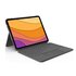 Logitech Combo Touch Custodia con Tastiera per iPad Air (4. gen - 2020) - Tastiera Retroilluminata Rimovibile, Trackpad Click-Anywhere, Smart Connector - Grigio.