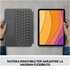 Logitech Combo Touch Custodia con Tastiera per iPad Air (4. gen - 2020) - Tastiera Retroilluminata Rimovibile, Trackpad Click-Anywhere, Smart Connector - Grigio.