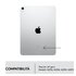 Logitech Combo Touch Custodia con Tastiera per iPad Air (4. gen - 2020) - Tastiera Retroilluminata Rimovibile, Trackpad Click-Anywhere, Smart Connector - Grigio.