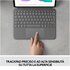 Logitech Combo Touch Custodia con Tastiera per iPad Pro 11 pollici (1a, 2a, 3a gen - 2018, 2020, 2021) - Tastiera Retroilluminata Rimovibile, Trackpad, Smart Connector - Grigio