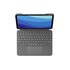 Logitech Combo Touch Custodia con Tastiera per iPad Pro 11 pollici (1a, 2a, 3a gen - 2018, 2020, 2021) - Tastiera Retroilluminata Rimovibile, Trackpad, Smart Connector - Grigio