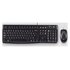 Logitech Desktop MK120 tastiera Mouse incluso USB QWERTY Portoghese Nero