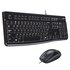 Logitech Desktop MK120 tastiera Mouse incluso USB QWERTZ Svizzere Nero