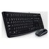 Logitech Desktop MK120 tastiera Mouse incluso USB QWERTZ Ungherese Nero