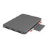 Logitech Folio Touch QWERTZ Tedesco Smart Connector Grigio