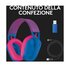 Logitech G G435 LightSpeed Cuffie Gaming Wireless Bluetooth Cuffie Over-Ear Blu