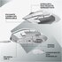 Logitech G G502 X Lightspeed mouse Giocare Mano destra RF Wireless Ottico 25600 DPI