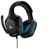 Logitech G432 Stereofonico Cuffie Nero, Blu