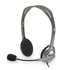 Logitech LGT-H110, Stereofonico, Nero/Argento, Cablato, Multi