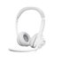Logitech H390 USB Bianco Con audio digitale ottimizzato e controlli sul cavo