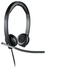 Logitech H650E Cuffia USB Nero, Argento