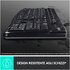 Logitech K120 Tastiera con Cavo per Windows, USB Plug-and-Play, Dimensioni Standard, Resistente agli Schizzi, Barra Spaziatrice Curva, Compatibile con PC, Laptop