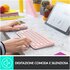 Logitech K380 Multi-Device Tastiera Bluetooth Wireless, Design Easy-Switch, Sottile, Portatile, 2 Anni di Batteria, Funziona con PC, Laptop, Windows, Mac, Android, iPad OS, Apple TV US Qwerty