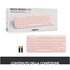 Logitech K380 Multi-Device Tastiera Bluetooth Wireless, Design Easy-Switch, Sottile, Portatile, 2 Anni di Batteria, Funziona con PC, Laptop, Windows, Mac, Android, iPad OS, Apple TV US Qwerty