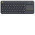 Logitech K400 Plus RF Wireless AZERTY Francese Nero