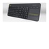 Logitech K400 Plus RF Wireless QWERTZ Tedesco Nero