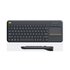 Logitech K400 Plus Tv tastiera Casa RF Wireless QWERTY Nordic Nero