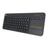 Logitech K400 Plus Tv tastiera Casa RF Wireless QWERTY Nordic Nero