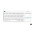 Logitech K400 Plus Wireless Touch Bianco