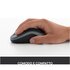 Logitech M185 Wireless 2,4 GHz con Mini Ricevitore USB 1000 DPI Ambidestro