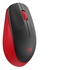 Logitech M190 RF Wireless Ottico 1000 DPI Ambidestro Nero, Rosso