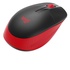 Logitech M190 RF Wireless Ottico 1000 DPI Ambidestro Nero, Rosso