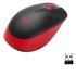 Logitech M190 RF Wireless Ottico 1000 DPI Ambidestro Nero, Rosso