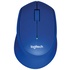 Logitech M330 Silent Plus Wireless Ottico 1000DPI Mano destra Blu