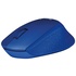 Logitech M330 Silent Plus Wireless Ottico 1000DPI Mano destra Blu