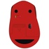 Logitech M330 Silent Plus Wireless Ottico 1000DPI Mano destra Rosso