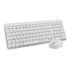 Logitech MK250 Compact Bluetooth Wireless Combo tastiera Mouse incluso Universale RF senza fili + Bluetooth Italiano Bianco