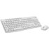 Logitech MK295 Silent Wireless Combo tastiera Mouse incluso Ufficio USB QWERTY Inglese UK Bianco